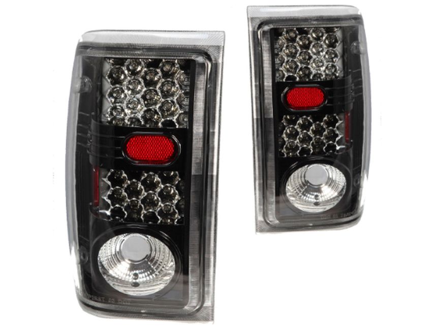 Winjet Black Led Tail Lights Ctwj Gbc Realtruck