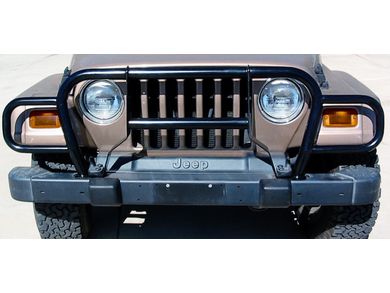 Rampage Euro-Style Jeep Grille Guard 7659 | RealTruck