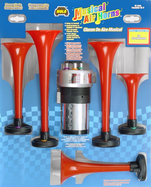 DEER HORN 38灯 DRING 【ターコイズ×ウッド】 Wolo Dukes of Hazzard (Dixieland) Air Horns 430 | RealTruck
