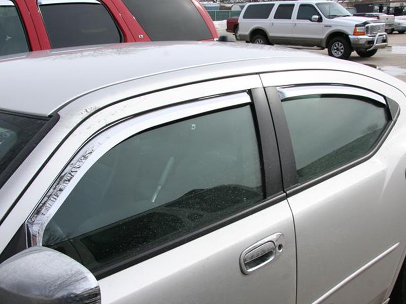 Putco InChannel Chrome Vent Visors PUT480126 RealTruck