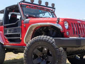 Aries Jeep Wrangler Aluminum Fender Flares