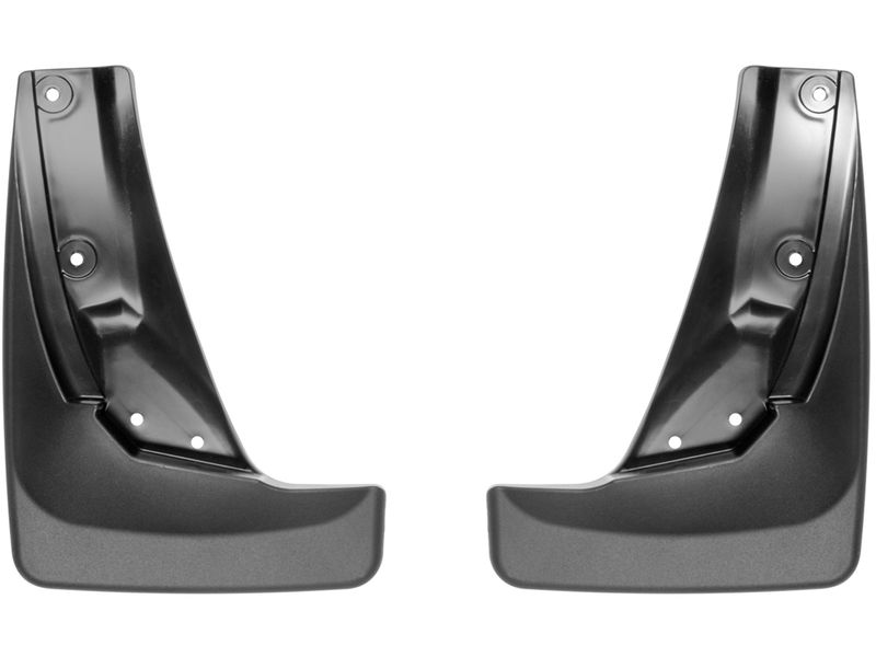 WeatherTech No-Drill MudFlaps – Black (Part #110033) – Front Vehicle Specific Fit