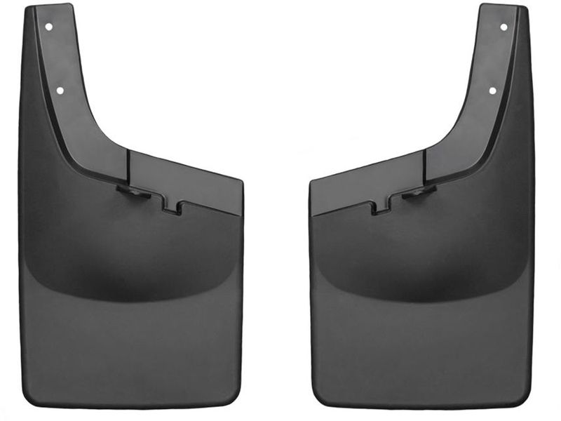 WeatherTech No-Drill Mud Flap - Custom Fit, QuickTurn Installation, Black (Pair)