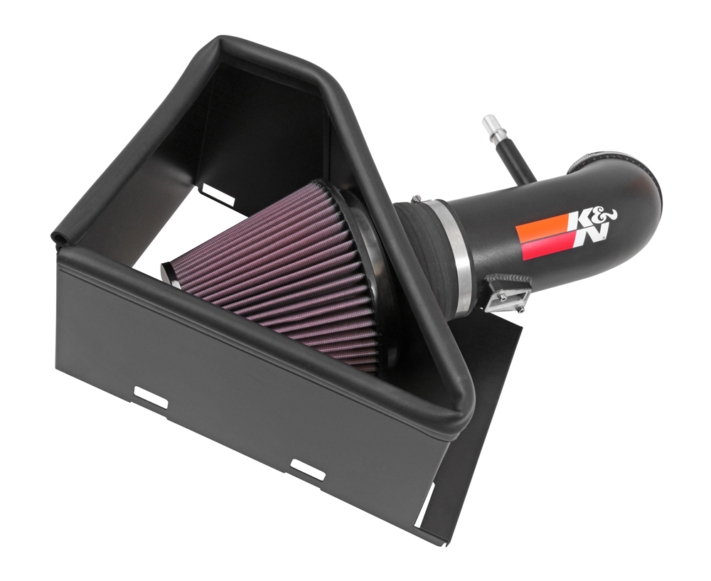 K&N 77 Series Textured Black Air Intake 77-1568KTK | RealTruck