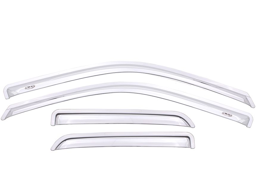 AVS Chrome Vent Visors AVS684101 RealTruck