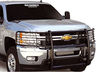 Go Rhino 3000-Series Black Grille Guard | RealTruck