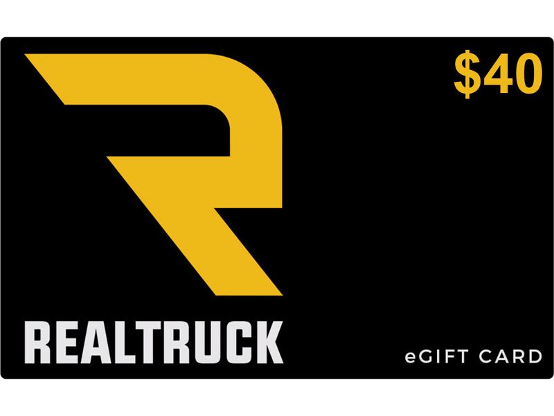 RealTruck 40 Gift Certificate RTI40EGC RealTruck