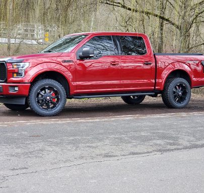Image of Red F150 Sport