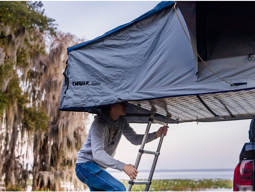 Thule Tepui Ruggedized Autana 3 w/ Annex- Haze Gray 901450 | RealTruck