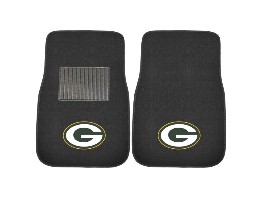 Green Bay Packers Carpet Floor Mats 10744 RealTruck