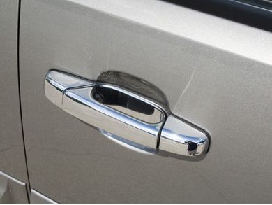 Brite Chrome 18106 Chrome Door Handle Cover with Pass Keyhole 