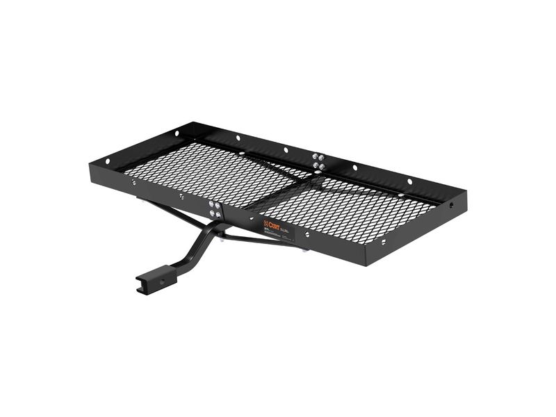 Curt Black Steel Hitch Tray Cargo Carrier 18110 RealTruck