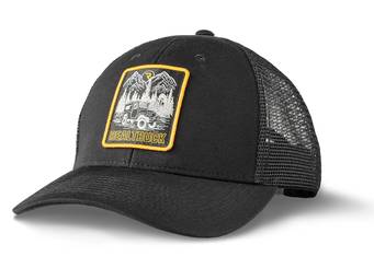 RealTruck Black Mountain Sunset Trucker Hat