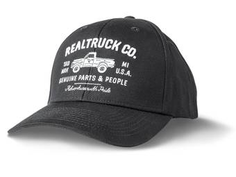 RealTruck Black RealTruck Co. Structured Adjustable Hat