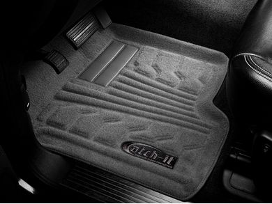 Set of 2 Lund 783048-G Catch-It Carpet Grey Rear Seat Floor Mat 