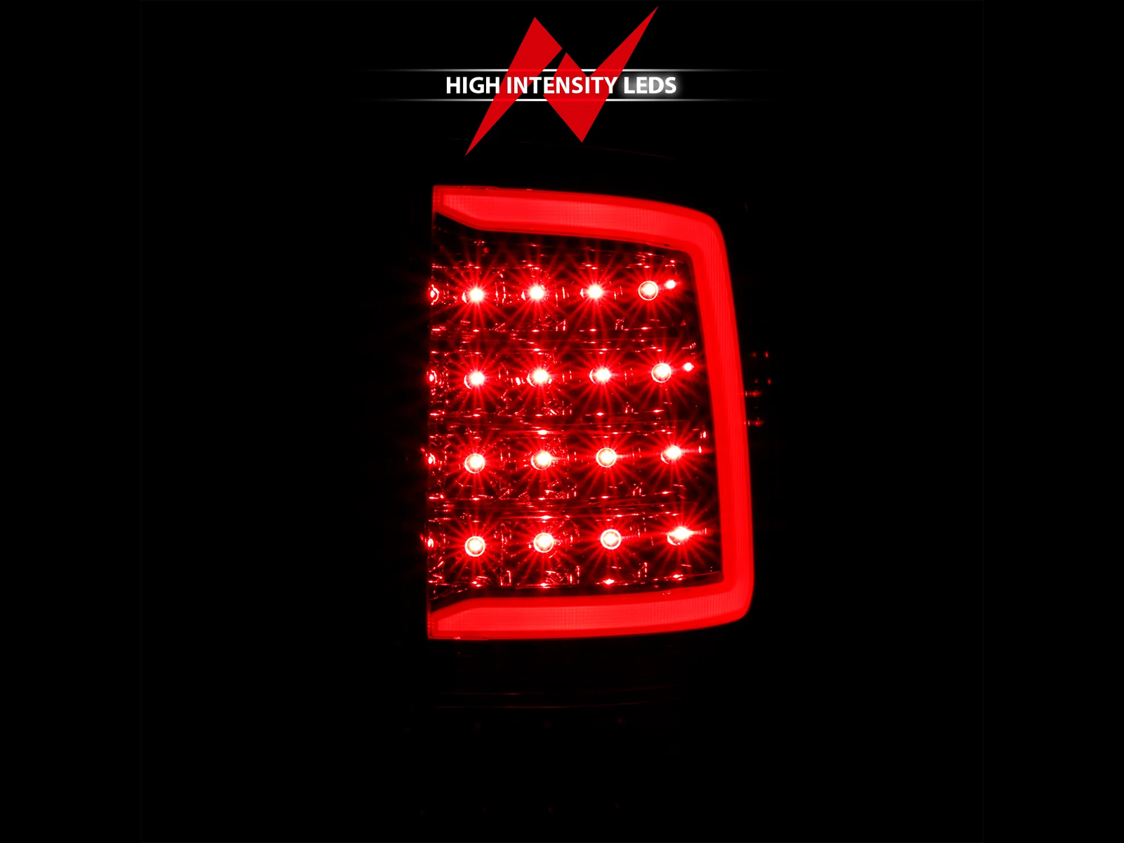 Anzo Red and Chrome LED Tail Lights 311320
