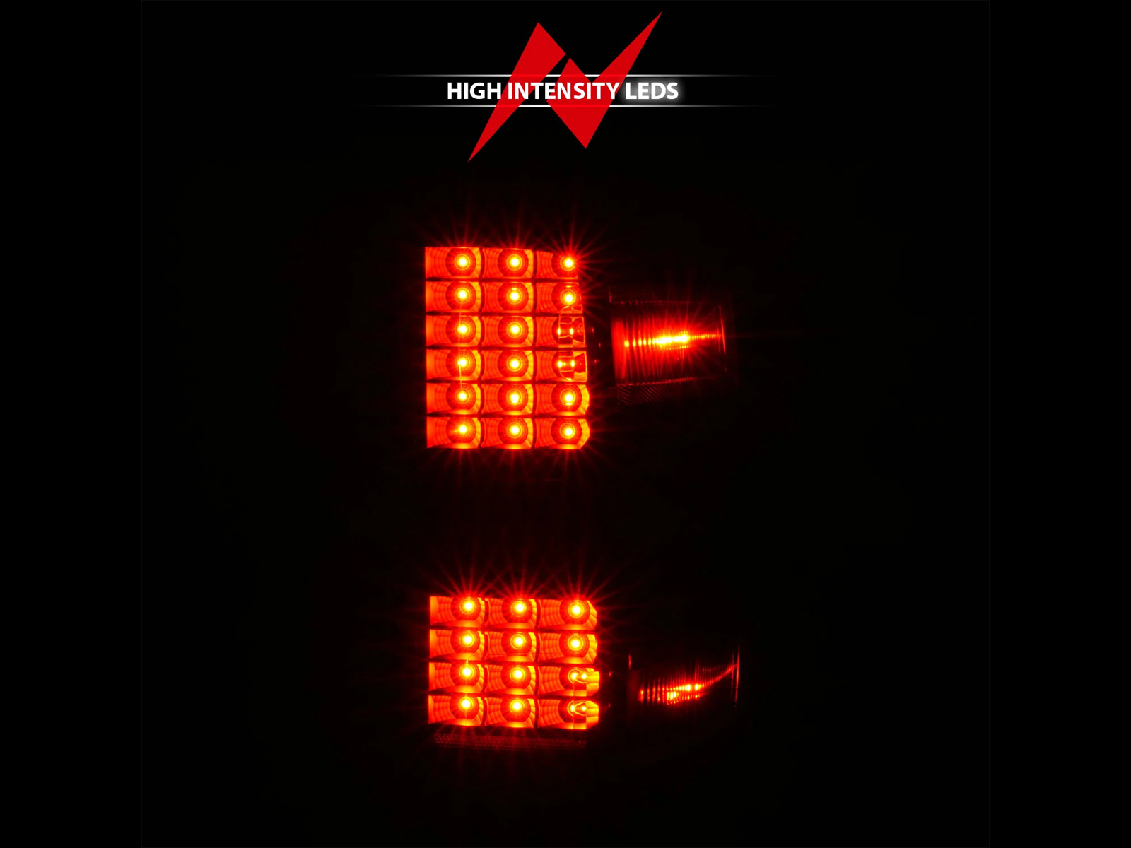 Anzo Black LED Tail Lights 311423