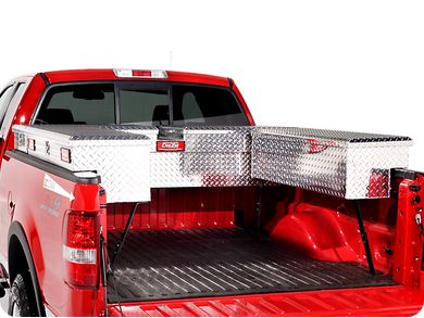 PICKUP PACK  Aluminum truck bed organizer and cover, with low side tool  boxes!