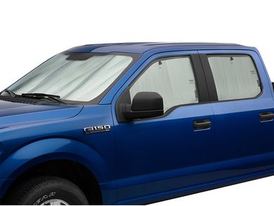 BDK Good Vibes Auto Sun Shade - Front Window Windshield Sunshade For Car, Truck, SUV - Blocks UV, Heat, Fading