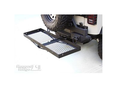 rugged ridge hitch cargo carrier package