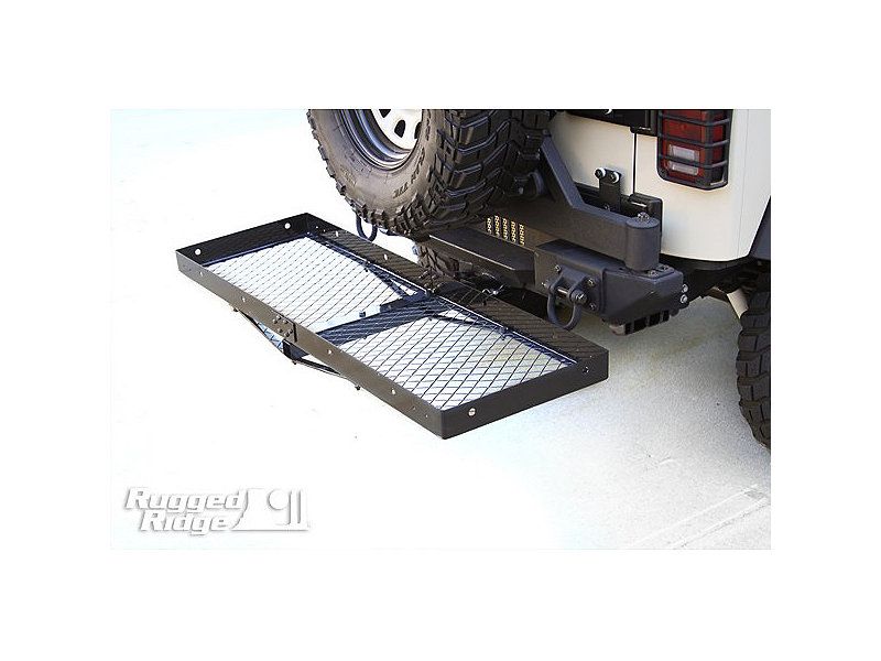 Rugged Ridge Hitch & Cargo Carrier Package RealTruck