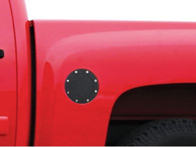 Pro-One Ball Milled Black Billet Fuel Door For Harley Davidson Touring Models