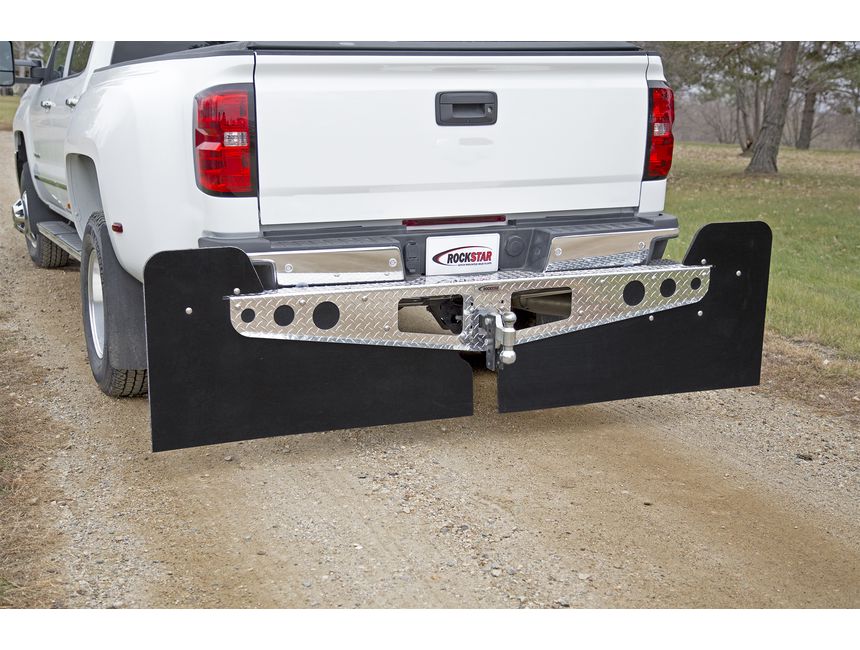 ROCKSTAR Hitch Mounted Mud Flaps A10200723 RealTruck