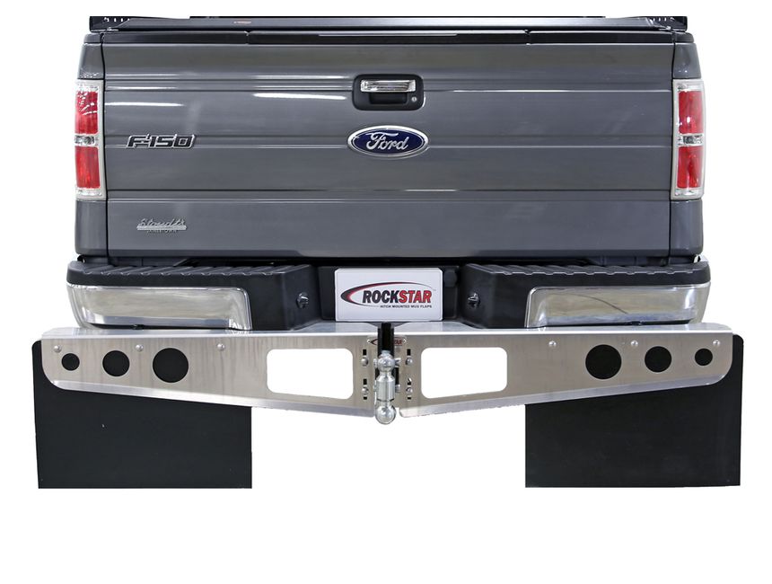 ROCKSTAR Hitch Mounted Mud Flaps A1010031 RealTruck