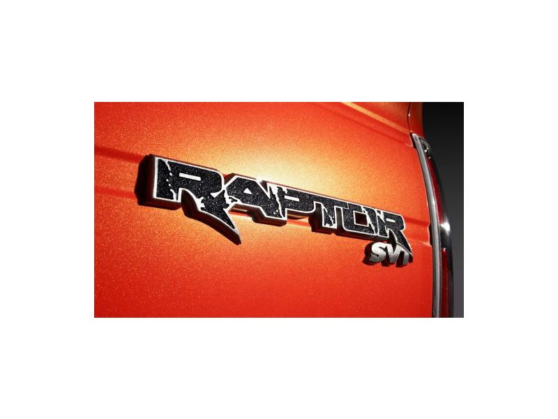 Recon SVT Raptor Tailgate Emblem - Illuminated 264284RD | RealTruck