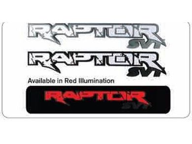 Recon SVT Raptor Tailgate Emblem - Illuminated