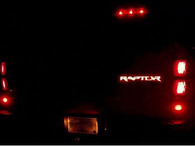 Recon SVT Raptor Tailgate Emblem - Illuminated