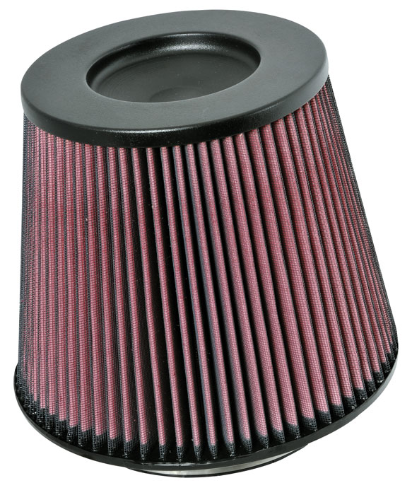 K&N RG-1001WT Universal Air Intake Cone Filter – 3 To 4" Round Tapered, Chrome, For Truck/SUV/Car