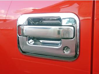 TFP Chrome and Stainless Steel Door Handle Covers