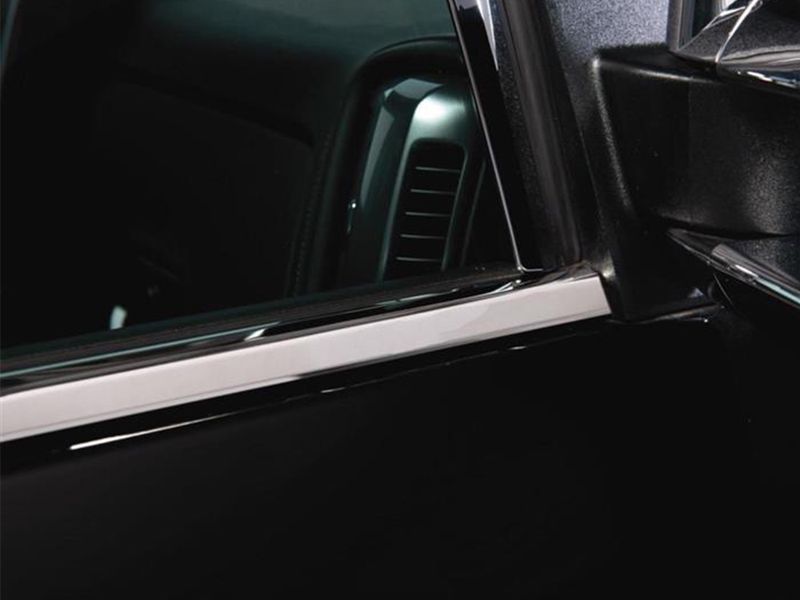 Putco Chrome Window Trim Accents For 2015-2020 Ford F-150 SuperCrew (ABS, Peel & Stick)