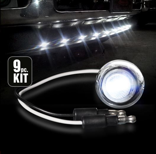 Recon LED Air Dam Light Kit 264227WHCL RealTruck