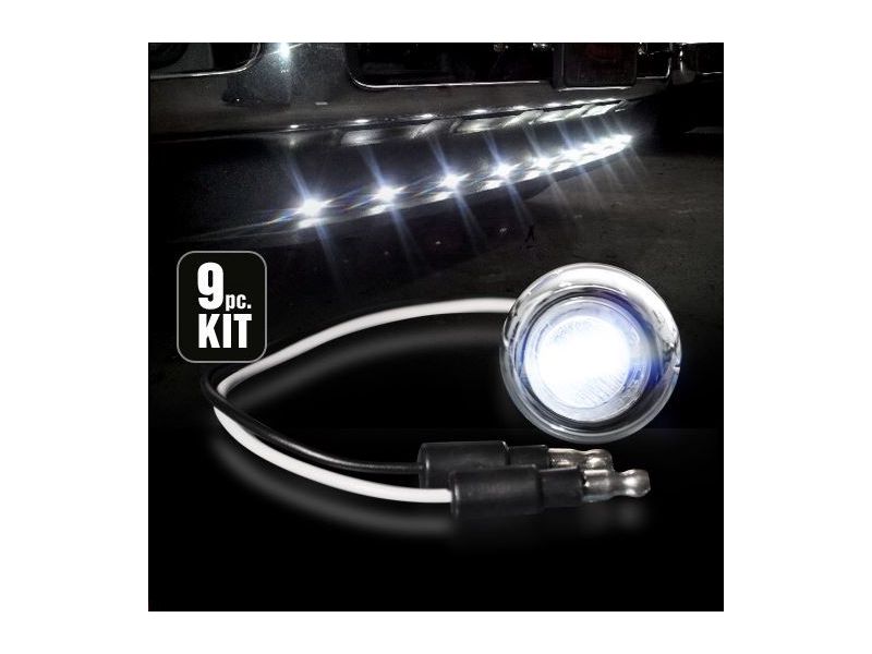 Recon LED Air Dam Light Kit 264227WHCL RealTruck