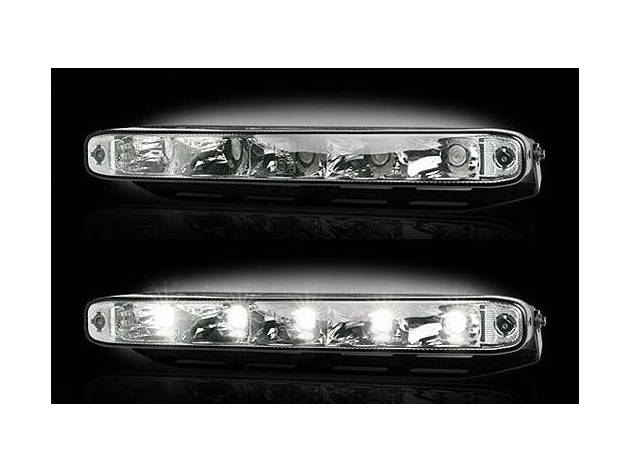 10x Xenon White Eagle Eye LED DRL Lights – 9W Round Daytime Running Lamps For Cars, Trucks, Boats – Universal 12V