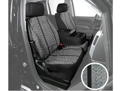 VW Plymouth Saddleman A 02925-14 Gray Saddle Blanket Custom Seat Cover Fits Ford