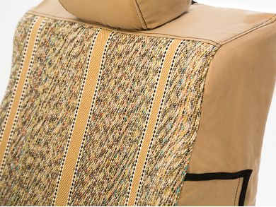 Saddleman Custom Made Front Bench Wine Saddle Blanket Fabric Backrest Seat Cover 