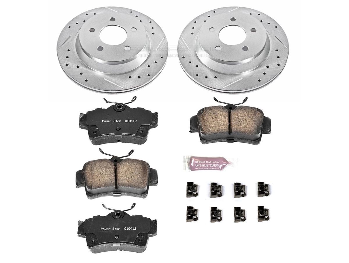 PowerStop Z23 Evo Sport Brake Kit | Subaru Legacy/Outback (06-09) (KC4079) main image 1