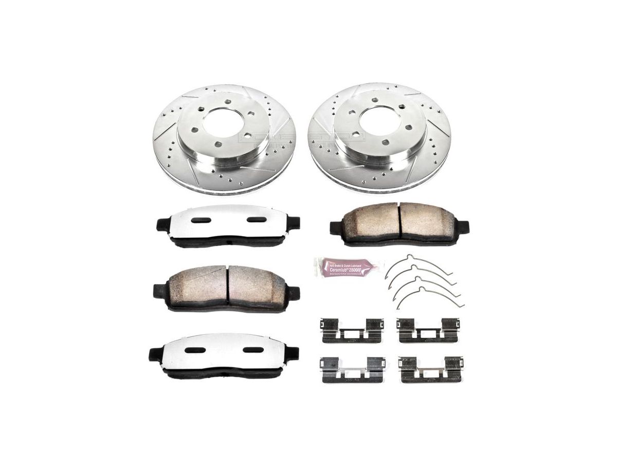 Power Stop Z36 Bremsen-Set - Extreme LKW & Abschleppbremsen Vorne+hinten