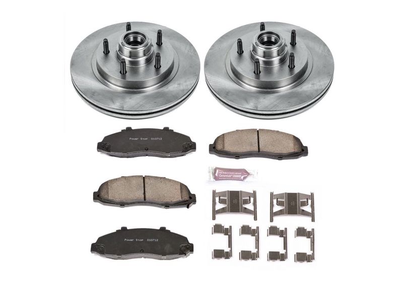 Power Stop Autospecialty Front Brake Kit KOE1865 RealTruck