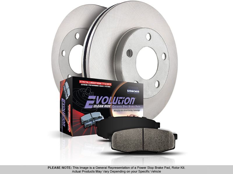 PowerStop KOE6961 - OE Stock Replacement Brake Pad And Rotor