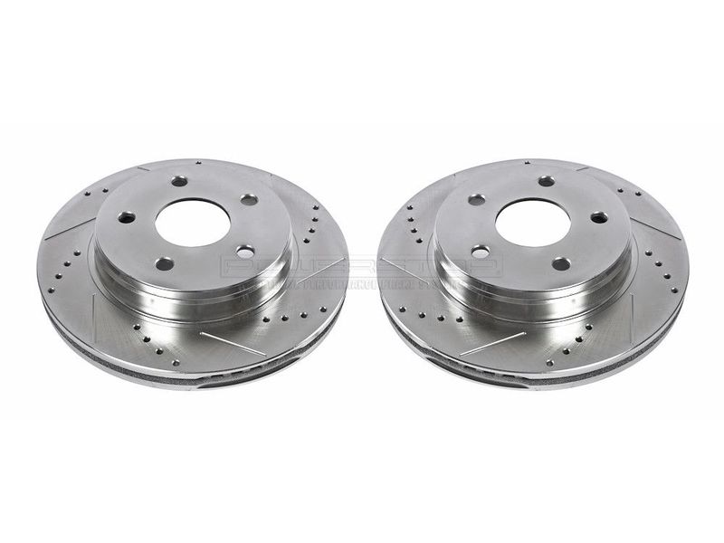Power Stop Evolution Drilled & Slotted Front Rotors AR8750XPR RealTruck