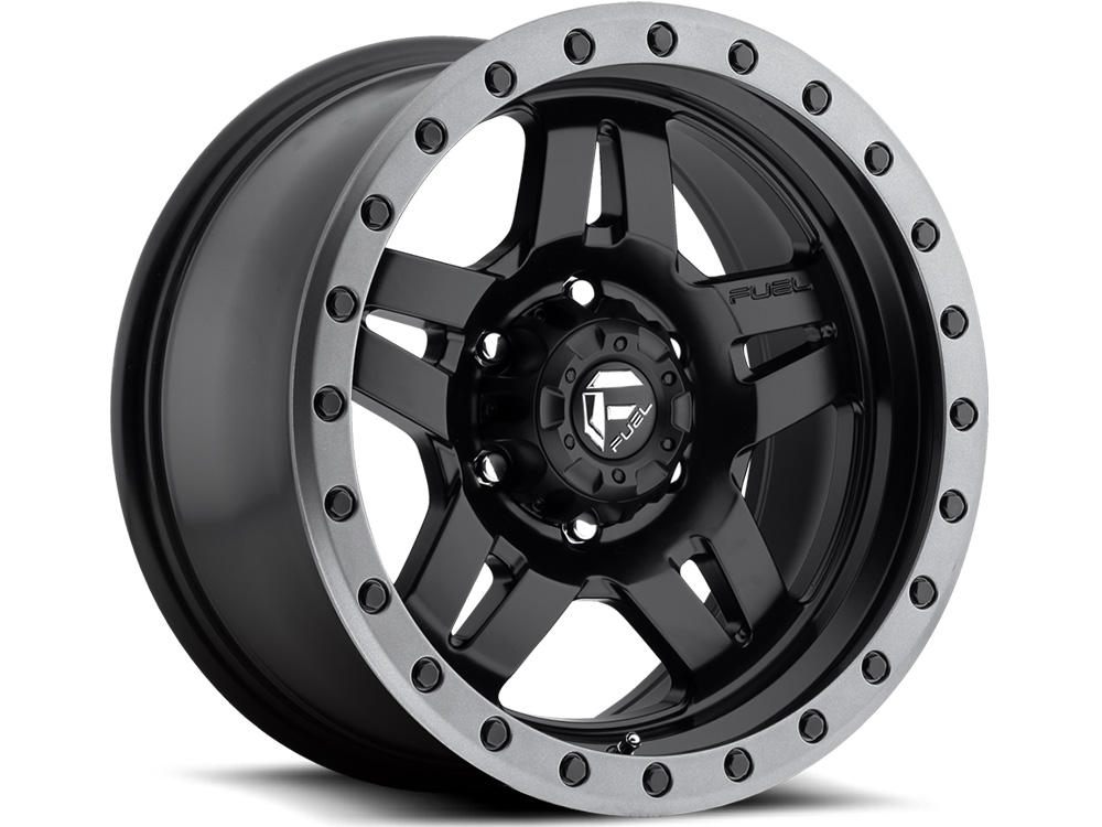 Fuel Matte Black ANZA Wheels | RealTruck
