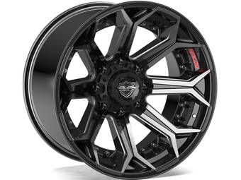 4Play Brushed Black 4P80R Wheels