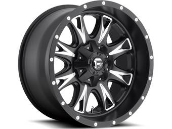 Fuel Matte Black Throttle Wheels