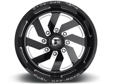 Fuel D582 Black Turbo Wheel D58220901857 | RealTruck