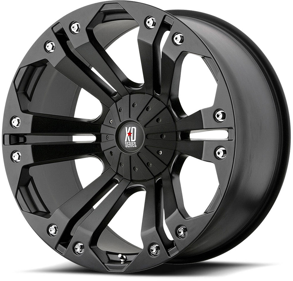 XD SERIES タイヤホイルゼット。 XD Series Matte Black XD778 Monster Wheels | RealTruck