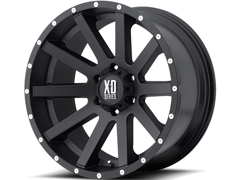 XD Series Matte Black XD818 Heist Wheels | RealTruck